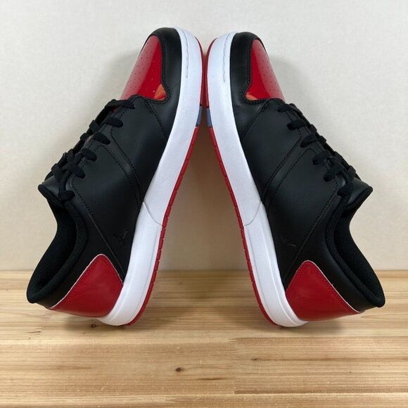 Jordan NU Retro 1 Low Nike Sneakers Mens 12 Varsity Red black white NEW in box - Picture 6 of 10